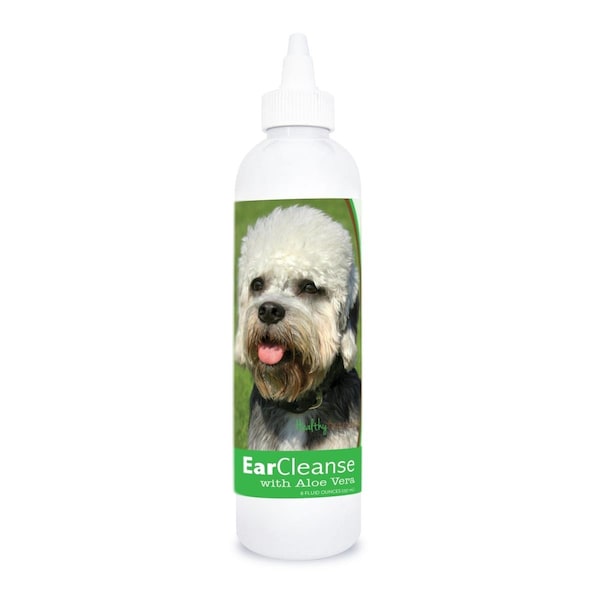Healthy Breeds 8 oz Dandie Dinmont Terrier Ear Cleanse with Aloe Vera Cucumber Melon 840235196907 - main